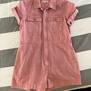 Pink Madewell romper